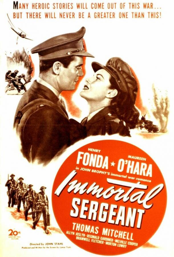 Постер к Бессмертный сержант (1943)